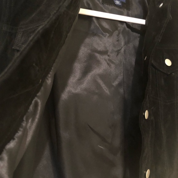 Black 100% leather suede jacket - Picture 8 of 9